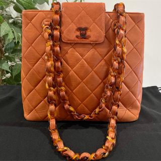 シャネル(CHANEL)のシャネル ヴィンテージ マトラッセ べっ甲 チェーンショルダーバッグ(ショルダーバッグ)