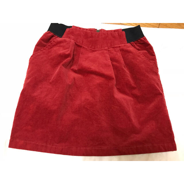 who's who Chico(フーズフーチコ)のお値引き フーズフーチコ   赤 タイトスカート レディースのスカート(ひざ丈スカート)の商品写真