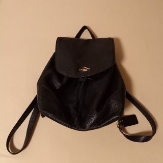 コーチ(COACH)のりんご様専用　COACH🍀レザーリュック(リュック/バックパック)