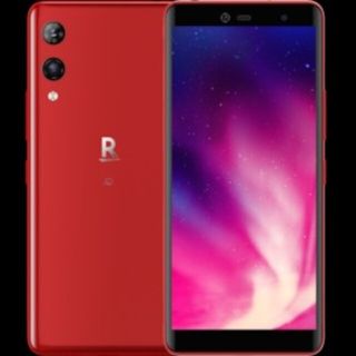 ラクテン(Rakuten)のRakuten Hand クリムゾンレッド 楽天モバイル eSIMフリー(スマートフォン本体)