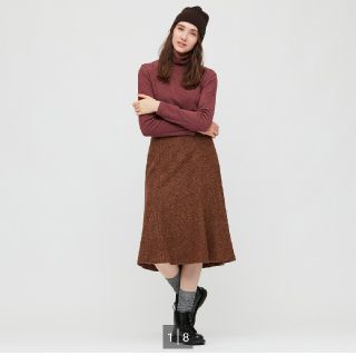 ユニクロ(UNIQLO)のヒートテックフリースタートルネックT(カットソー(長袖/七分))