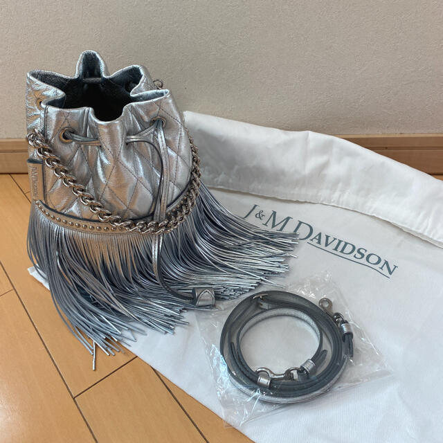 ☆未使用・美品☆J&M DAVIDSON カーニバル　キルティングフリンジバッグフリンジ