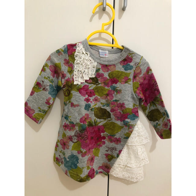 hakka baby(ハッカベビー)のhakka baby ワンピース　80cm キッズ/ベビー/マタニティのベビー服(~85cm)(ワンピース)の商品写真