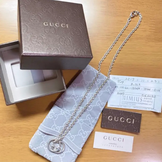 【気質アップ】 GUCCI - Gucci グッチ GG  インターロッキング ネックレス ネックレス