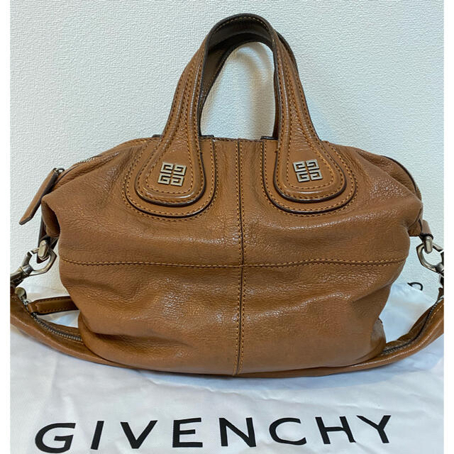 GIVENCHY(ジバンシィ)の【最終値下げ‼️】GIVENCHY  ジバンシー  ナイチンゲール　キャメル レディースのバッグ(ハンドバッグ)の商品写真