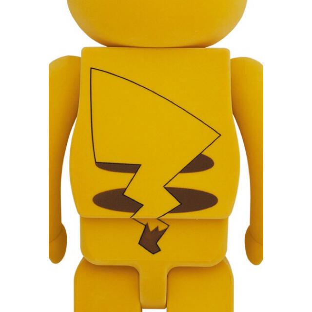 MEDICOM TOY(メディコムトイ)のBE@RBRICK PIKACHU FLOCKING Ver. 1000% エンタメ/ホビーのおもちゃ/ぬいぐるみ(キャラクターグッズ)の商品写真