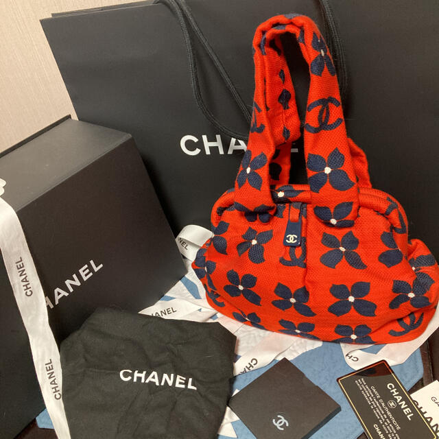 超美品☆可愛いすぎ☆CHANEL☆がま口☆ハンドバッグ☆フラワー☆