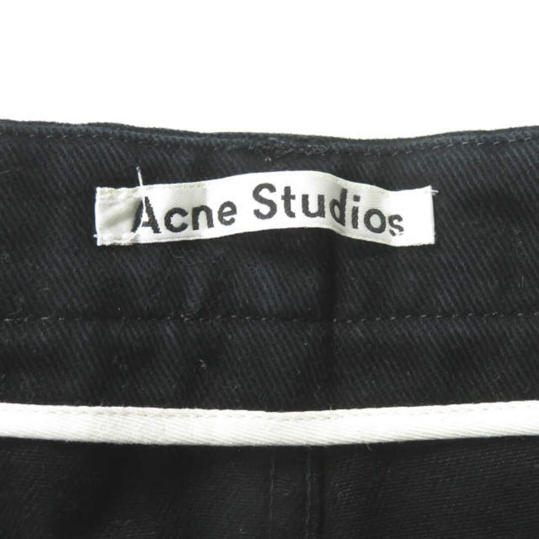 Acne Studios(アクネストゥディオズ)のAcne Studios アクネストゥディオズ 18AW ワークウェアトラウザーズ FN-MN-TROU000010 46 ブラック コットンツイル テーパード パンツ ルーマニア製 ボトムス【中古】【Acne Studios】 メンズのパンツ(デニム/ジーンズ)の商品写真