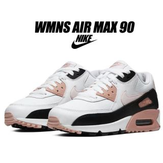 ナイキ(NIKE)のNIKE WMNS AIR MAX 90 ホワイト ピンク(スニーカー)