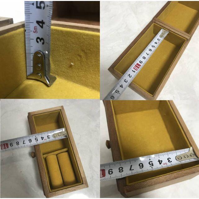 扉付き 引き出し 木箱 小物入れ 日本製オルゴール付き