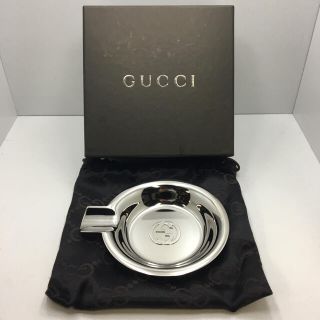 グッチ(Gucci)の未使用品 オールドグッチ 灰皿 アシュトレイ アンティーク インターロッキング (灰皿)