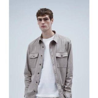 ザラ(ZARA)のZARA MAN フェイクスエードシャツジャケット(シャツ)