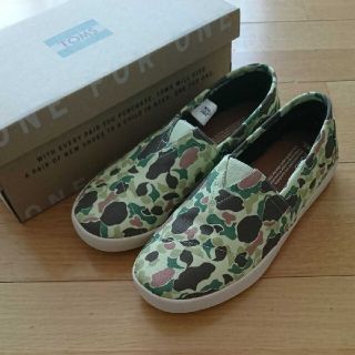 トムズ(TOMS)の新品 TOMS スリッポン 9 27㎝ Avalon Duck Camo(スリッポン/モカシン)