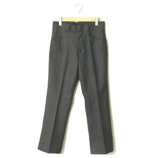 ブフト(BUKHT)のbukht ブフト 18AW 日本製 CLASSIC TROUSERS CHARCOAL PIN CHECK ピンチェック クラシックトラウザーズ BV-95812 3(L) チャコールグレー パンツ スラックス 微フレア ボトムス【新古品】【中古】【bukht】(デニム/ジーンズ)