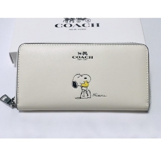 COACH ×SNOOPY コラボ 長財布 ラウンドファスナー