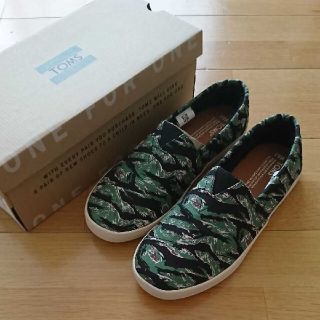 トムズ(TOMS)の新品 TOMS スリッポン 8,5 26,5㎝ Avalon Tiger(スリッポン/モカシン)