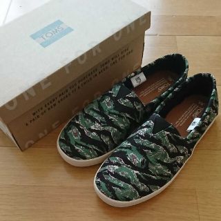 トムズ(TOMS)の新品 TOMS スリッポン 9 27㎝ Avalon Black Tiger(スリッポン/モカシン)