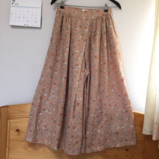 ダブルクローゼット(w closet)のwcloset♡花柄ワイドパンツ(バギーパンツ)