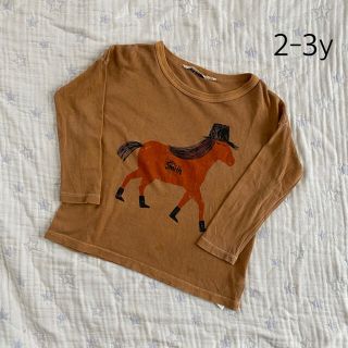 ボボチョース(bobo chose)のbobo choses＊馬　ホース　ロンT 2-3y(Tシャツ/カットソー)