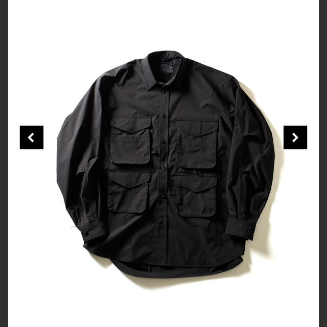 JOURNAL STANDARD(ジャーナルスタンダード)のDAIWA PIER39 MULCH POCKET FIELD SHIRTS 黒 メンズのトップス(シャツ)の商品写真