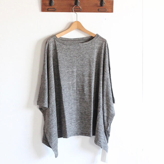 Veritecoeur(ヴェリテクール)のVeritecoeur/linen square tunic 杢グレー レディースのトップス(シャツ/ブラウス(長袖/七分))の商品写真