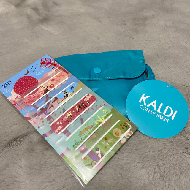 KALDI(カルディ)のカルディ　エコバック　水色 レディースのバッグ(エコバッグ)の商品写真