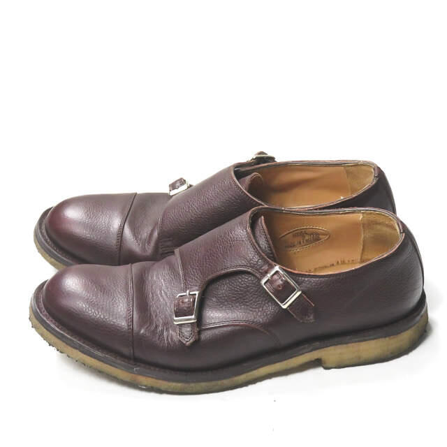 KENNETH FIELD DOUBLE MONK STRAP レザーシューズ - recantolarfeliz