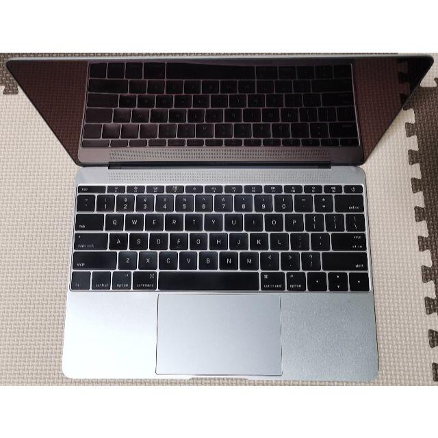 MacBook 12インチ Early 2015 CTOモデルスペースグレイキーボード