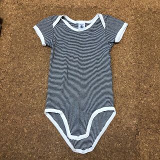 プチバトー(PETIT BATEAU)のプチバトーロンパース  86(ロンパース)