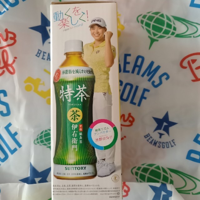 BEAMS(ビームス)の非売品　BEAMSGOLF×サントリー特茶　限定トートバッグ レディースのバッグ(エコバッグ)の商品写真