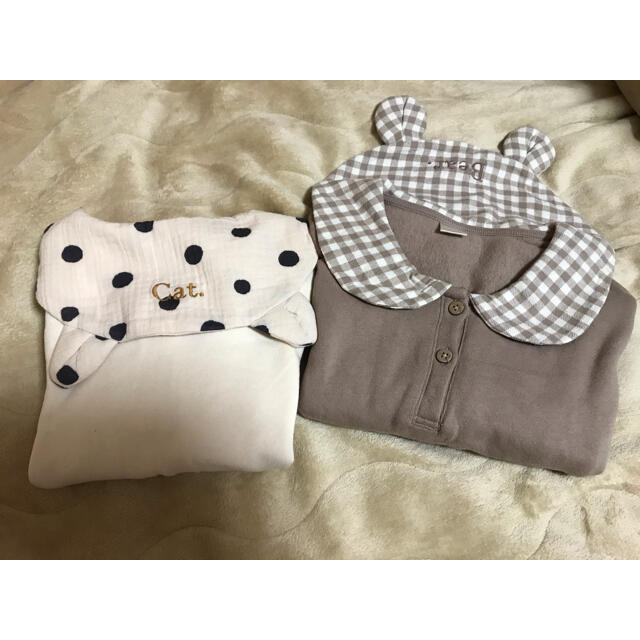 futafuta(フタフタ)のteteatete♡テータテート♡耳トップス キッズ/ベビー/マタニティのキッズ服女の子用(90cm~)(Tシャツ/カットソー)の商品写真