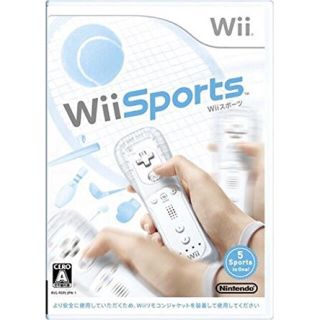 ニンテンドウ(任天堂)の美品 任天堂 Wii WiiSports ゲームソフト ゲームカセット(家庭用ゲームソフト)