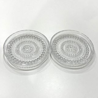 イッタラ(iittala)のヴィンテージ イッタラ カステヘルミ 10cm 2枚セット　クリア(食器)