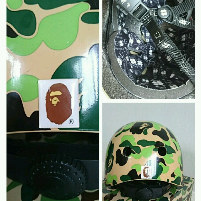 A BATHING APE(アベイシングエイプ)のLeo様専用です☆アベイシング エイプ キッズヘルメット  キッズ/ベビー/マタニティのキッズ/ベビー/マタニティ その他(その他)の商品写真