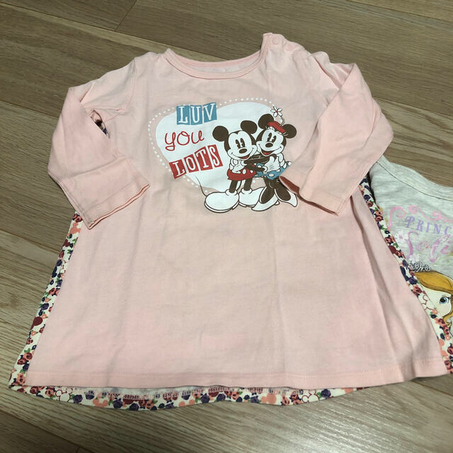 ベルメゾン(ベルメゾン)の専用　　80 長袖Tシャツ　2枚 キッズ/ベビー/マタニティのベビー服(~85cm)(Ｔシャツ)の商品写真