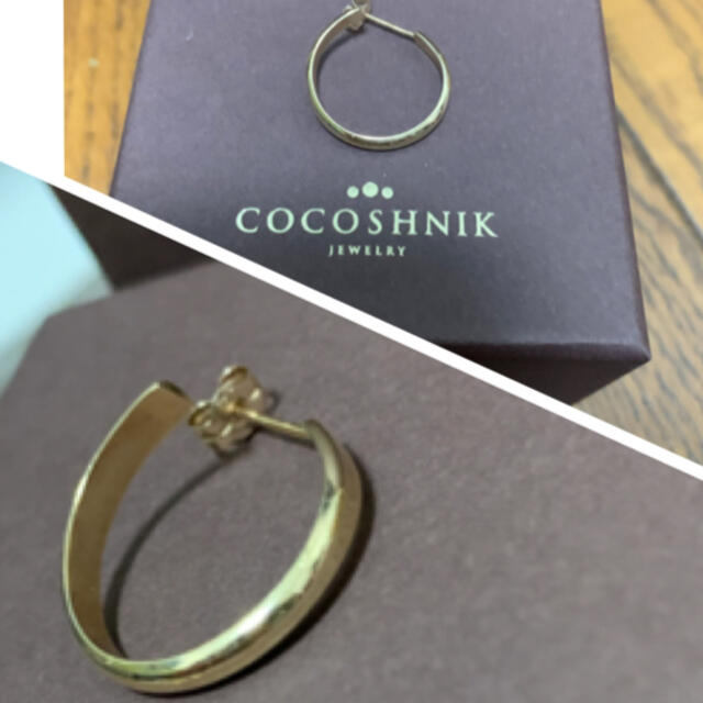 COCOSHNIK(ココシュニック)のCOCOSHNIK フープピアス 片耳 レディースのアクセサリー(ピアス)の商品写真