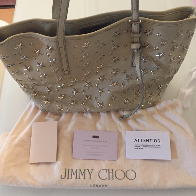 JIMMY CHOO(ジミーチュウ)のジミーチュウスタースタッズトート レディースのバッグ(トートバッグ)の商品写真