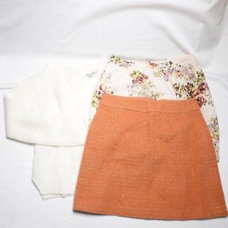 プロポーションボディドレッシング(PROPORTION BODY DRESSING)の[PROPORTION BODY DRESSING］レディース　ニットなど　白.(ミニスカート)