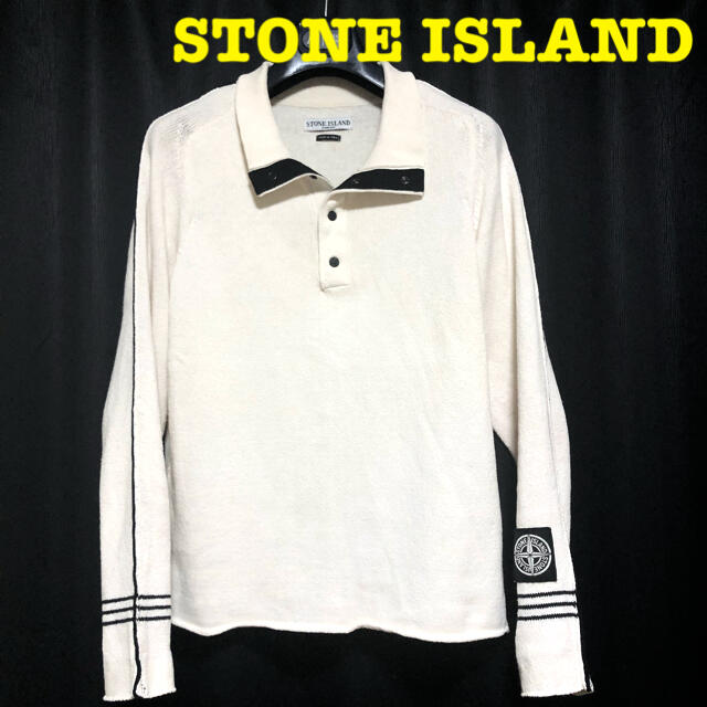 stone island ニットポロシャツ