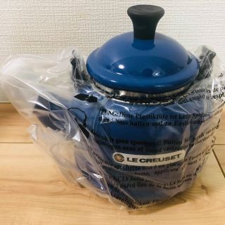 ルクルーゼ(LE CREUSET)のル・クルーゼ　the DEMI kettle 1.25QT BLUE(調理道具/製菓道具)