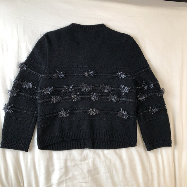 CHANEL - シャネル 2019年 黒ジャケット カーディガン ニット CHANEL - シャネル 2019年 黒ジャケット カーディガン ニット