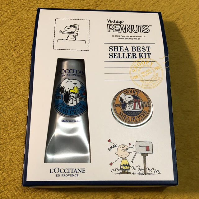 L'OCCITANE(ロクシタン)の【新品】SNOOPY シア ベストセラーキット　ロクシタン コスメ/美容のボディケア(ハンドクリーム)の商品写真