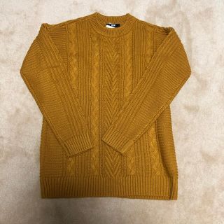 ユニクロ(UNIQLO)のユニクロ　ケーブルロングセーター(ニット/セーター)