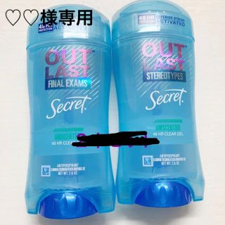 ピーアンドジー(P&G)の♡♡様専用　6本セット　シークレット　デオドラント　アウトラスト (制汗/デオドラント剤)