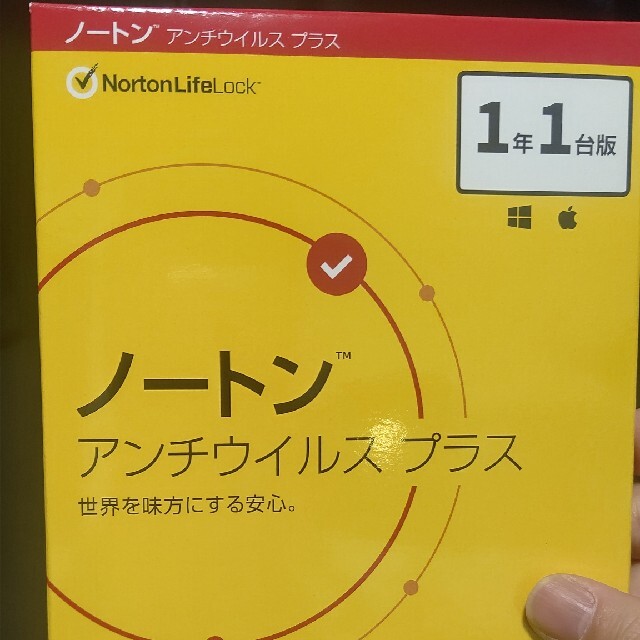 Norton(ノートン)のノートン アンチウイルスプラス １年１台 スマホ/家電/カメラのPC/タブレット(PC周辺機器)の商品写真