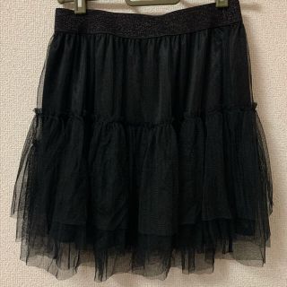 ダブルクローゼット(w closet)のチュールスカート　（ミニ丈）(ミニスカート)