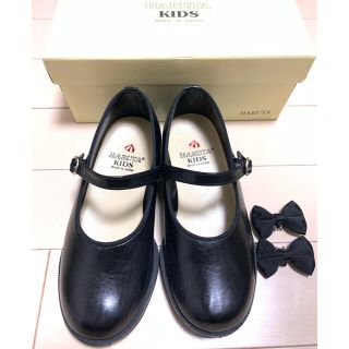 ユナイテッドアローズグリーンレーベルリラクシング(UNITED ARROWS green label relaxing)の【HARUTA(ハルタ)】KIDSリボストラップシューズ⭐︎18cm(フォーマルシューズ)