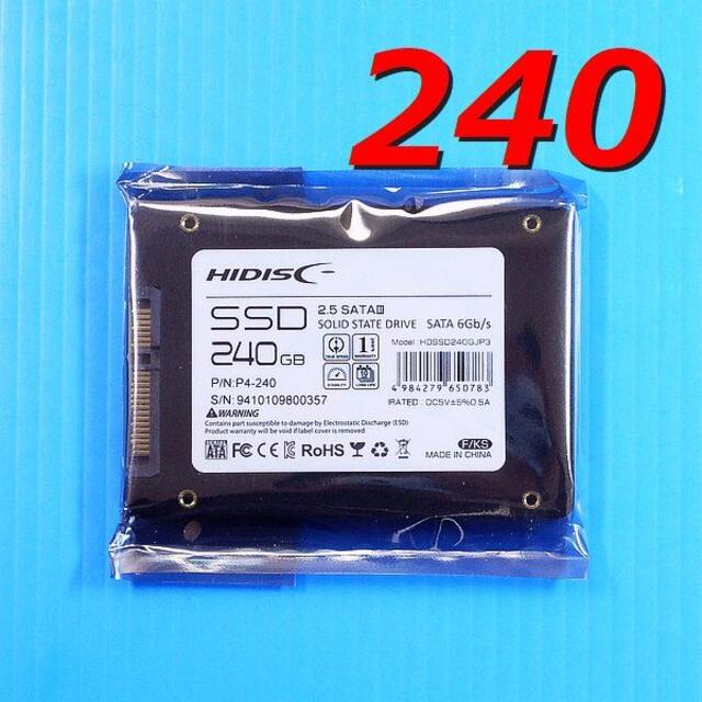 【SSD 240GB 4枚セット】HIDISC HDSSD240GJP3