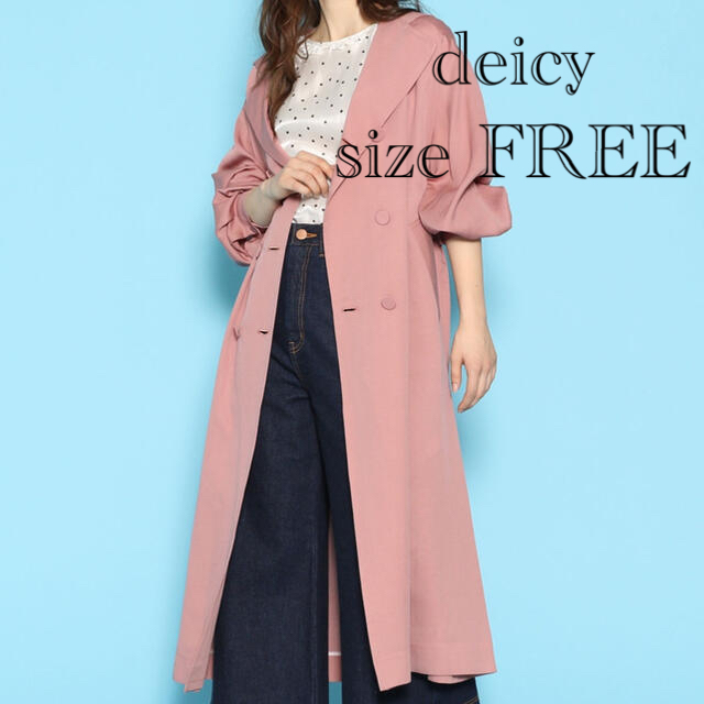 deicy(デイシー)のdeicy スプリングコートトレンチコート レディースのジャケット/アウター(トレンチコート)の商品写真