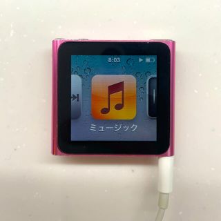 アップル(Apple)のipod nano 第6世代 16GB ピンク MC698J (ポータブルプレーヤー)